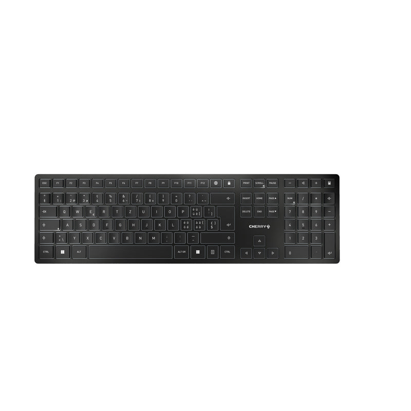 CHERRY KW 9100 SLIM clavier Universel RF sans fil + Bluetooth QWERTZ Suisse Noir