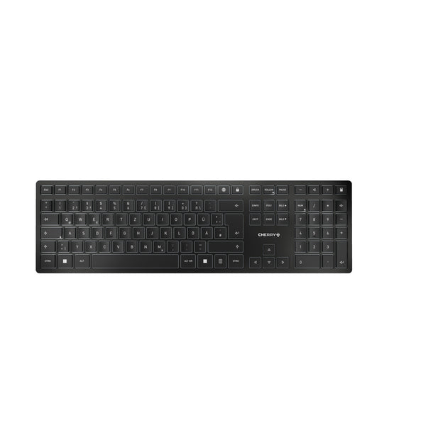 CHERRY KW 9100 SLIM clavier Universel RF sans fil + Bluetooth QWERTZ Allemand Noir