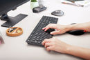 CHERRY KW 9100 SLIM clavier Universel RF sans fil + Bluetooth QWERTZ Suisse Noir