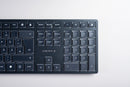 CHERRY KW 9100 SLIM clavier Universel RF sans fil + Bluetooth QWERTZ Allemand Noir
