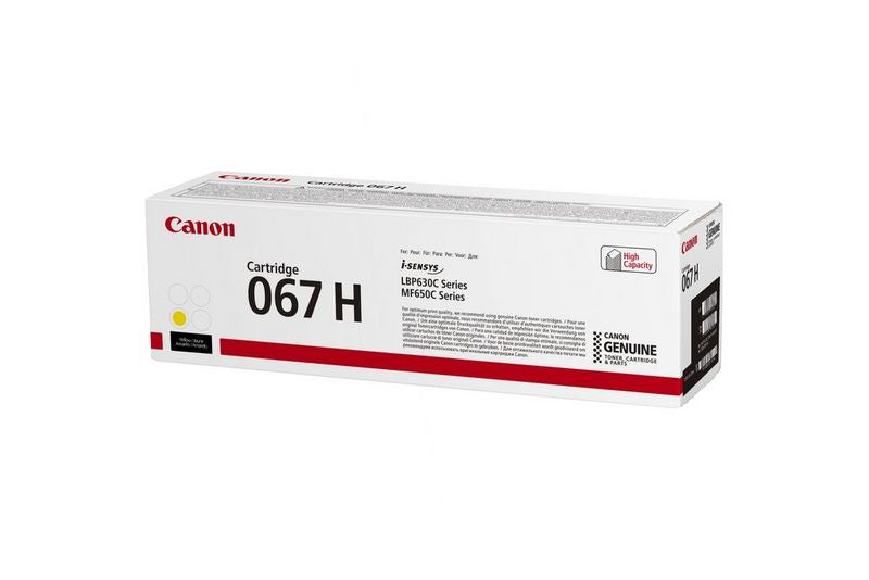 Canon 067H Cartouche de toner 1 pièce(s) Original Jaune