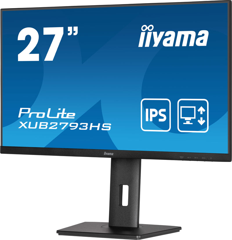 iiyama ProLite XUB2793HS-B7 platte PC-monitor 68,6 cm (27") 1920 x 1080 pixels Full HD LED Zwart
