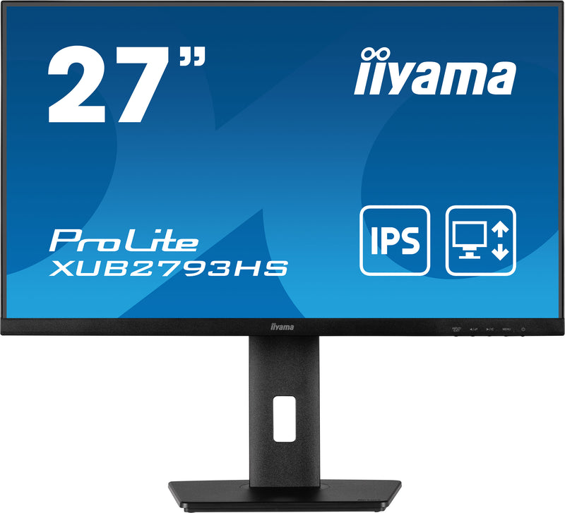 iiyama ProLite XUB2793HS-B7 platte PC-monitor 68,6 cm (27") 1920 x 1080 pixels Full HD LED Zwart