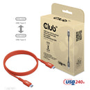 CLUB3D CAC-1511 câble USB USB 2.0 1 m USB C Orange
