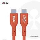 CLUB3D CAC-1511 câble USB USB 2.0 1 m USB C Orange