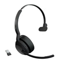 Jabra Evolve2 55 Casque Sans fil Arceau Bureau/Centre d'appels Bluetooth Noir