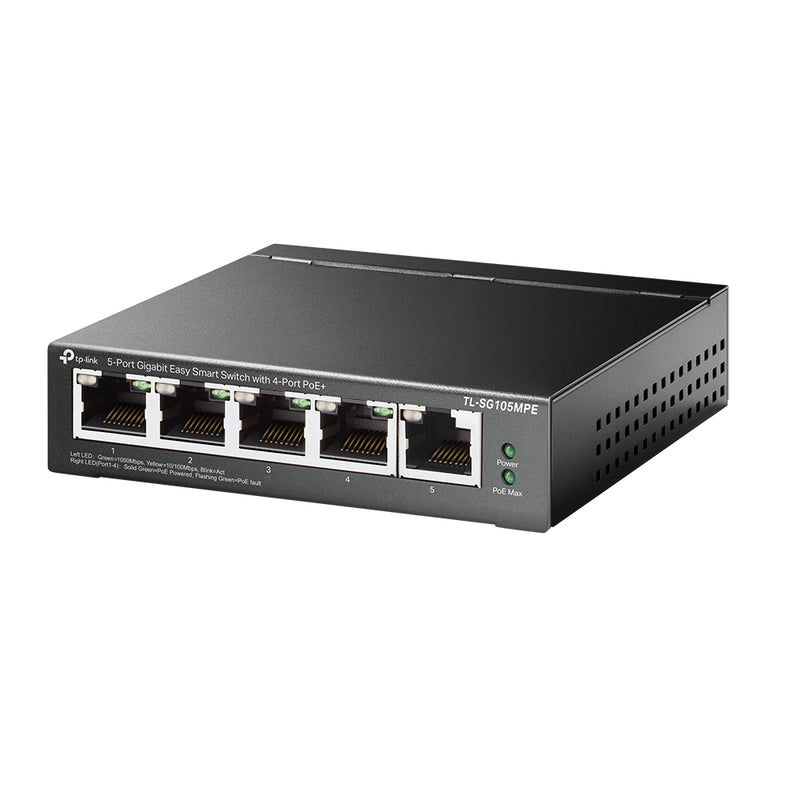 5-Port Gigabit Easy Smart Switch with 4-
