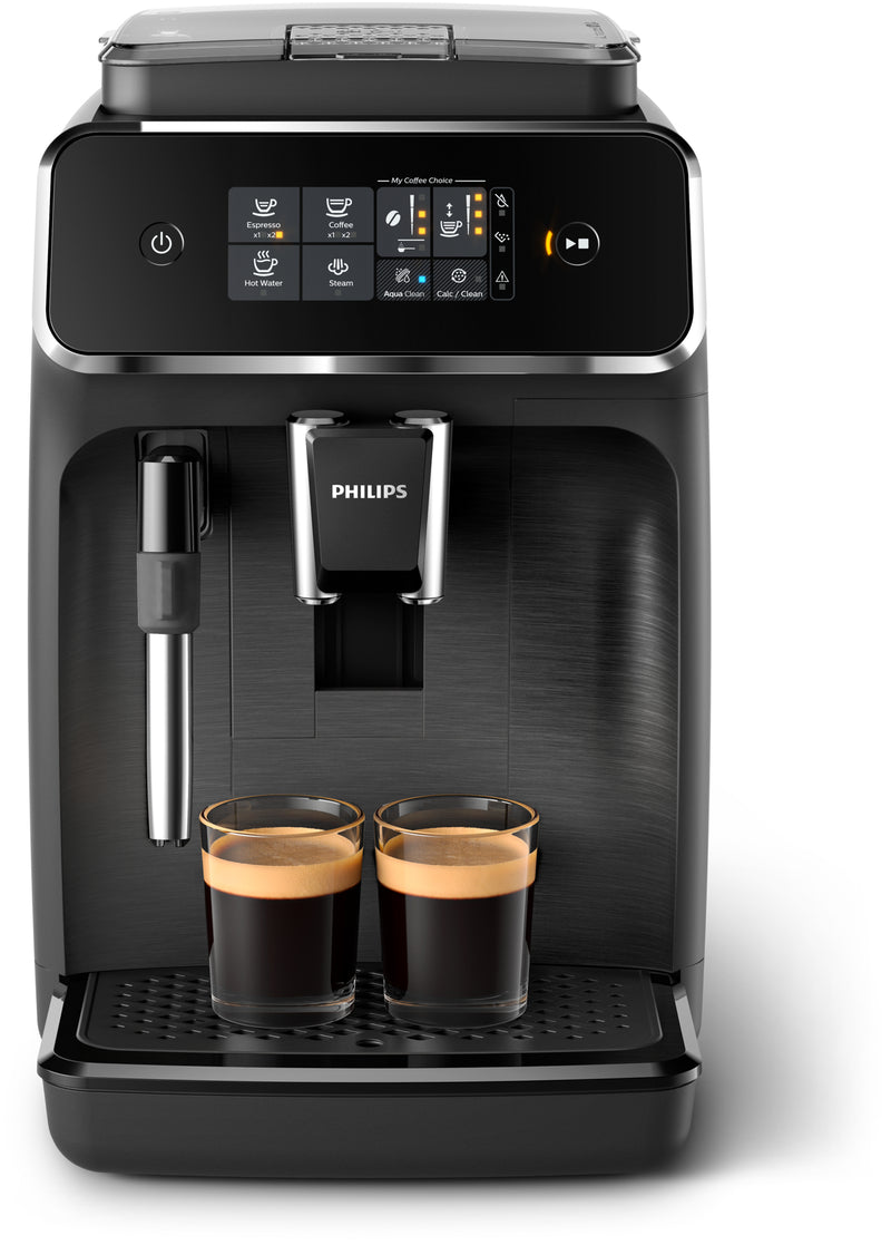 Philips 2200 series Séries 2200 Noir Mat EP2220/10 Machine expresso broyeur, 2 boissons, mousseur lait