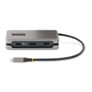 StarTech.com Adaptateur Multiport USB-C - 4K 60Hz HDMI/DP - Hub USB 3 Ports - 100W Power Delivery Pass-Through, GbE, Mini Station d'Accueil/Docking Station avec Chargeur - Adaptateur USB C vers HDMI, Câble de 30cm