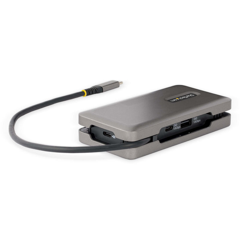 StarTech.com Adaptateur Multiport USB-C - 4K60Hz HDMI/VGA - Hub USB 3 Ports - 100W Power Delivery Pass-Through, GbE, Mini Station d'Accueil/Docking Station avec Chargeur - Adaptateur USB C vers HDMI, Câble de 30cm