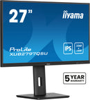 iiyama ProLite XUB2797QSU-B2 27" (68,6 cm) PC Flat Panel Monitor 2560 x 1440 Pixels Quad HD LED Zwart