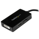 StarTech.com Adaptateur de voyage Mini DisplayPort vers DVI / DisplayPort / HDMI - Convertisseur vidéo 3-en-1