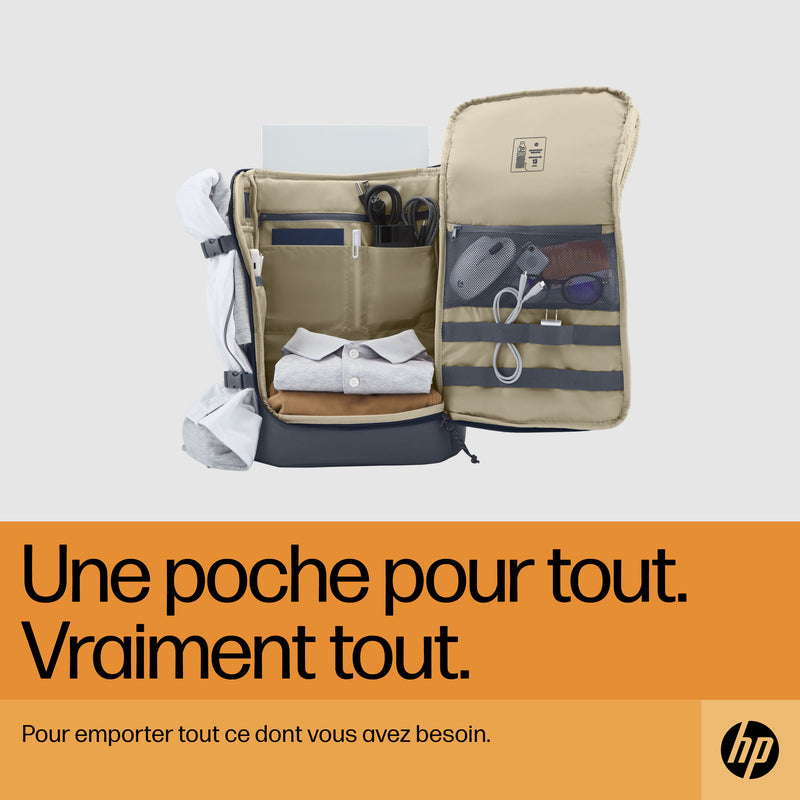 HP Sac à dos pour ordinateur portable Travel 25 litres 15,6 pouces (bleu)