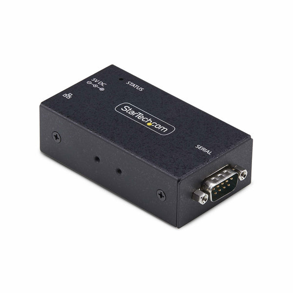 StarTech.com Adaptateur Série vers Ethernet à 1 Port, Serveur de Périphériques Série IP pour Périphériques RS232 Distants, Montage Mural/sur Rail DIN, Boîtier Métallique, Convertisseur Série RJ45 LAN vers DB9, TAA