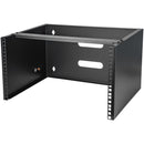 StarTech.com 6U Wall Mount Network Bracket - 14" Depth (Low Profile) - 19" Patch Panel Rack for Shallow Servers and IT Equipment, Network Switches - Max Weight 20kg, Black