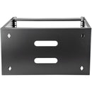 StarTech.com 6U Wall Mount Network Bracket - 14" Depth (Low Profile) - 19" Patch Panel Rack for Shallow Servers and IT Equipment, Network Switches - Max Weight 20kg, Black