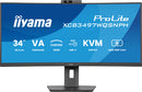iiyama ProLite XCB3497WQSNPH-B1 écran plat de PC 86,4 cm (34") 3440 x 1440 pixels UltraWide Quad HD LED Noir