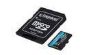 Kingston Technology Carte microSDXC Canvas Go Plus Gen4 200 Mo/s A2 U3 V30 256 Go + adaptateur