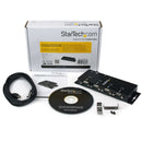 StarTech.com Hub adaptateur USB vers série DB9 RS232 4 ports – Montage sur rail DIN industriel et mural