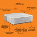 Epson Lifestudio Grand EH-LS670W - Blanc diamant