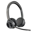 Poly Micro-casque Voyager 4320-M certifié Microsoft Teams + dongle BT700 + base de chargement