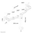 Neomounts FPMA-D935DG Support d'écran à fixer 10-27"