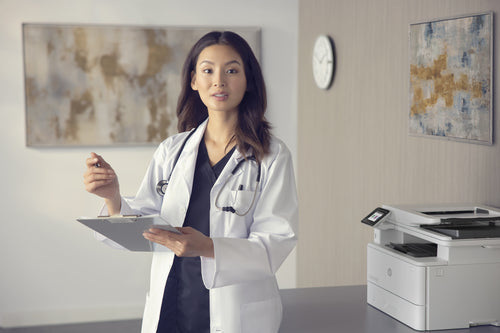 HP LaserJet Pro 4102dw Wireless Multifunction Black and White Printer, Copier, Scanner; Duplex