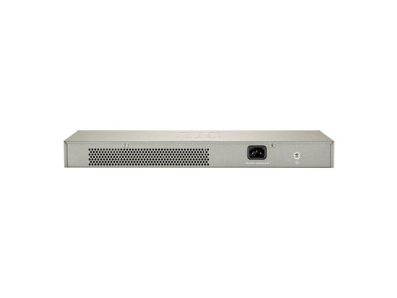 LevelOne GSW-1657 Unmanaged Gigabit Ethernet (10/100/1000) Network Switch, Black, Gray