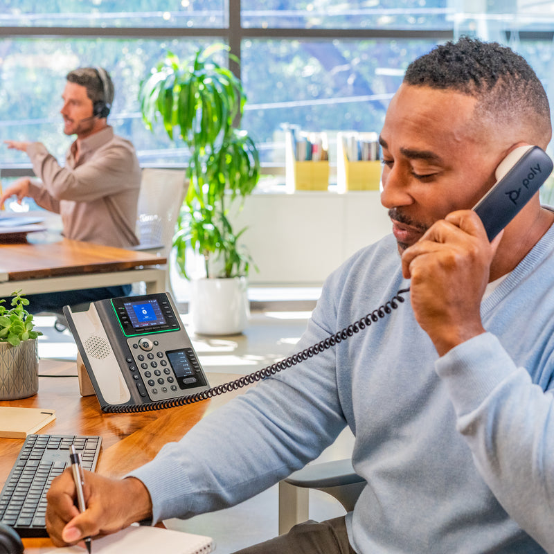HP Poly Téléphone IP Poly Edge E450 compatible PoE