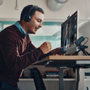 Poly Micro-casque Voyager Focus 2 USB-C-C + adaptateur USB-C/A + base de chargement