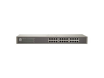 LevelOne FSW-2450 Unmanaged Fast Ethernet (10/100) Network Switch, Black