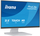 iiyama ProLite T2252MSC-W2AG écran plat de PC 54,5 cm (21.4") 1920 x 1080 pixels Full HD LCD Écran tactile Blanc