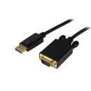 StarTech.com Adaptateur DisplayPort vers VGA - Câble Display Port Mâle VGA Mâle 1920x1200 - Noir 1,8m