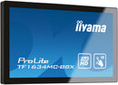 iiyama ProLite TF1634MC-B8X platte pc-monitor 39,6 cm (15.6") 1920 x 1080 Pixels Full HD LED-touchscreen Multi-user Zwart