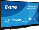iiyama T2254MSC-B2AG 54,6 cm (21,5") 1920 x 1080 pixels Full HD LED touchscreen pc-monitor zwart