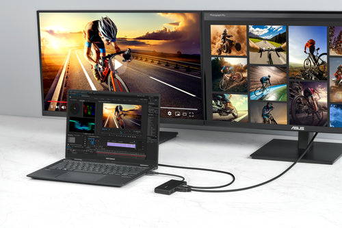 ASUS Dual 4K USB-C Dock DC201 Avec fil USB 3.2 Gen 2 (3.1 Gen 2) Type-C Noir