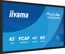 iiyama T4329AS-B1AG écran plat de PC 108 cm (42.5") 3840 x 2160 pixels 4K Ultra HD LED Écran tactile Noir