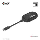 CLUB3D CSV-2570 extension audio/video Émetteur et récepteur AV Noir