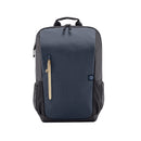 HP Sac à dos pour ordinateur portable 15,6 pouces Travel 18 litres (bleu nuit)