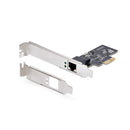 StarTech.com Carte Réseau PCIe à 1 Port 2,5 Gbps NBASE-T, Intel&reg; I225-V, Carte Réseau pour Ordinateur à Port Unique, Carte Réseau Ethernet MultiGigabit, Carte LAN Serveur PCI Express