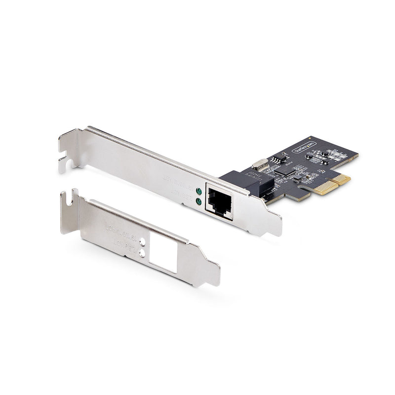 StarTech.com Carte Réseau PCIe à 1 Port 2,5 Gbps NBASE-T, Intel&reg; I225-V, Carte Réseau pour Ordinateur à Port Unique, Carte Réseau Ethernet MultiGigabit, Carte LAN Serveur PCI Express