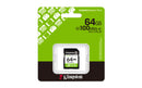 Kingston Technology 64 Go SDXC Canvas Select Plus Gen3 100 Mo/s C10 UHS-I U1 V10
