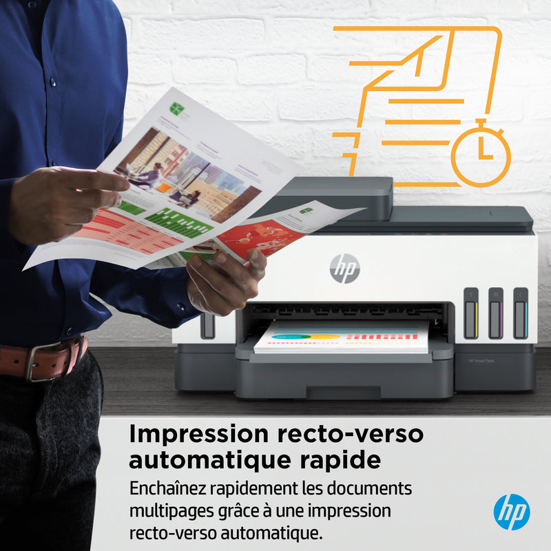 HP Smart Tank 7305 Sans fil All-in-One Couleur Imprimante, Impression recto-verso; copieur, scanner