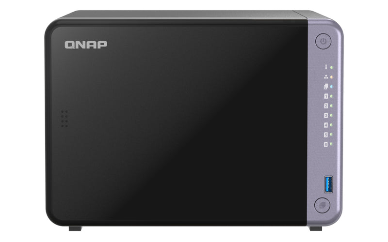 QNAP TS-632X-4G opslagserver NAS Tower Alpine Alpine AL-524 4 GB DDR4 QNAP QTS Zwart