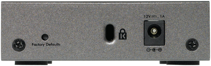 NETGEAR GS105E-200PES commutateur réseau Géré L2/L3 Gigabit Ethernet (10/100/1000) Gris