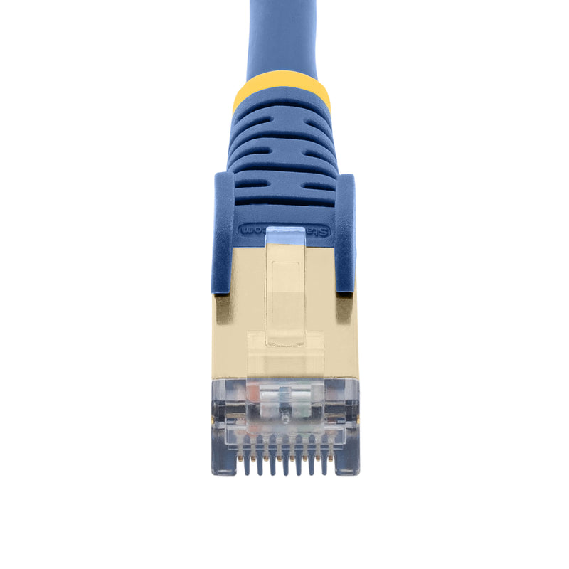 StarTech.com Câble réseau Cat6a STP blindé sans crochet de 3 m - Bleu
