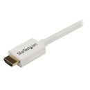 StarTech.com Câble HDMI CL3 avec Ethernet - 7m - Câble Ultra HDMI Mural - Cordon HDMI Haut Débit 4K 30Hz UHD - 10.2 Gbps - Câble Vidéo/Affichage HDMI 1.4 - 30AWG - Blanc