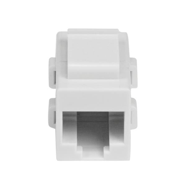 StarTech.com Coupleur RJ45 de type Keystone Jack Cat 6 F/F - Blanc