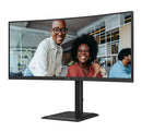 AOC E4 CU34E4CV écran plat de PC 86,4 cm (34") 3440 x 1440 pixels UltraWide Quad HD LCD Noir