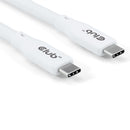 CLUB3D CAC-3001 câble USB USB4 Gen 2x2 2 m USB C Blanc
